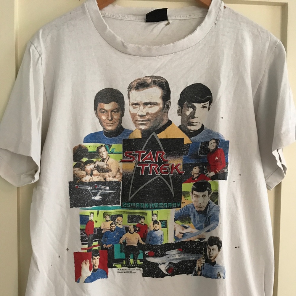 Rare Vintage Star Trek T-Shirt. 1991